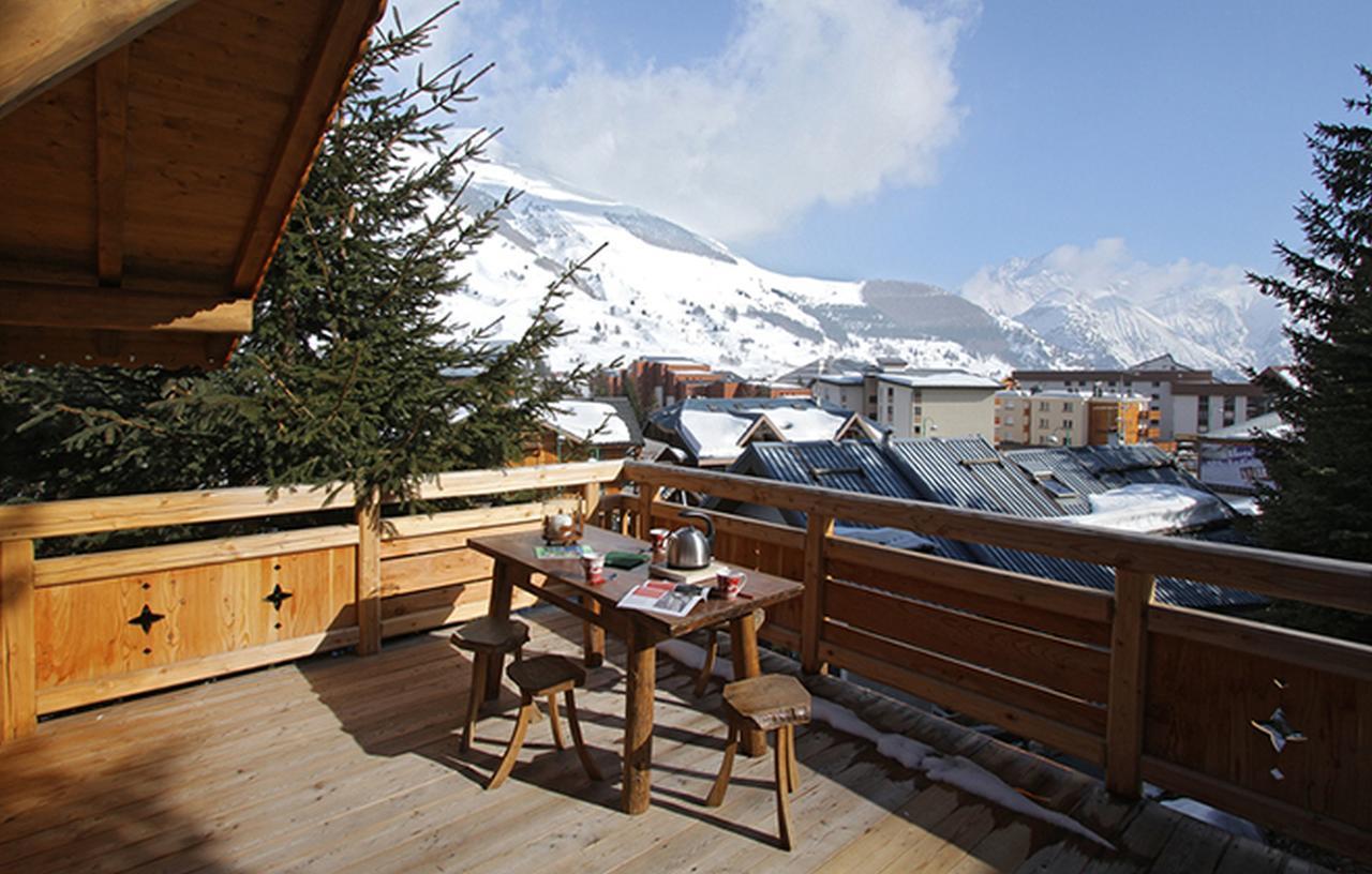 Villa Odalys Chalet Les Alpages à Les Deux Alpes Extérieur photo